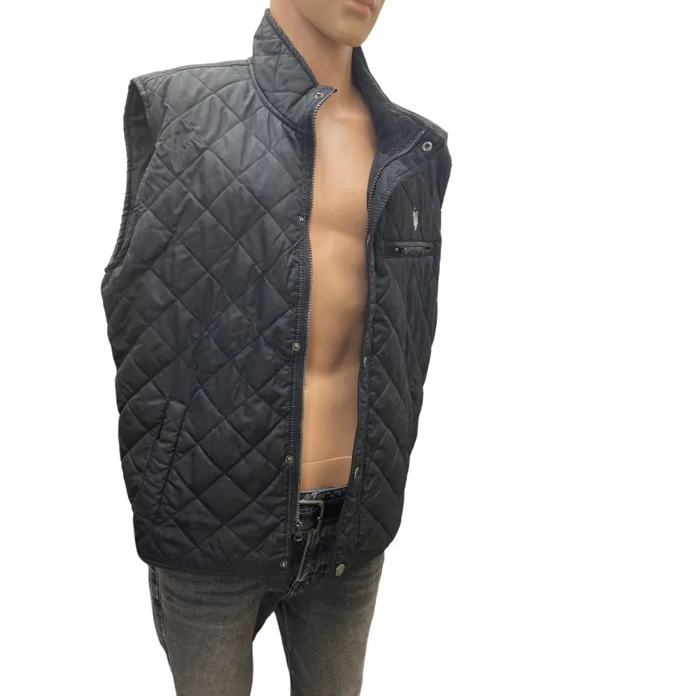 Men’s Polo black vest size L beautiful  SKU 891 - Picture 8 of 12